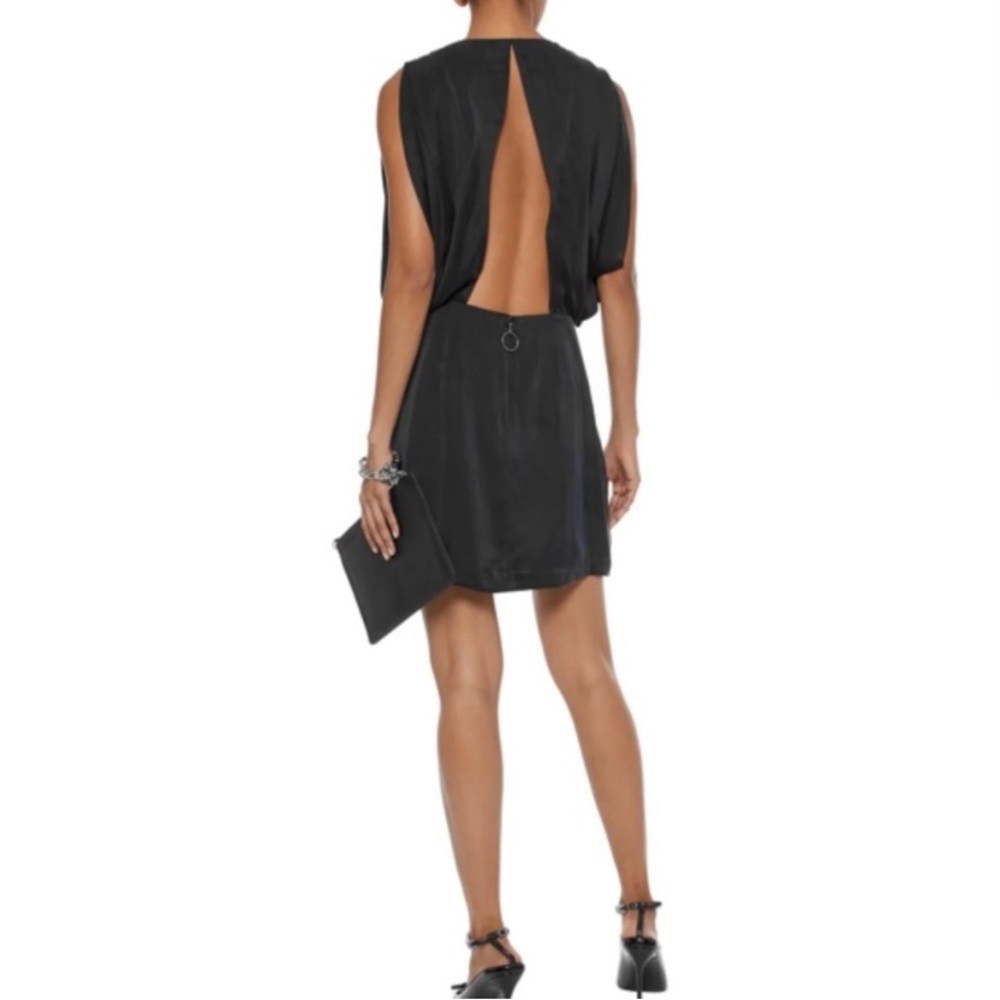 Opening ceremony black mini dress open back - size 6 (new tags on)